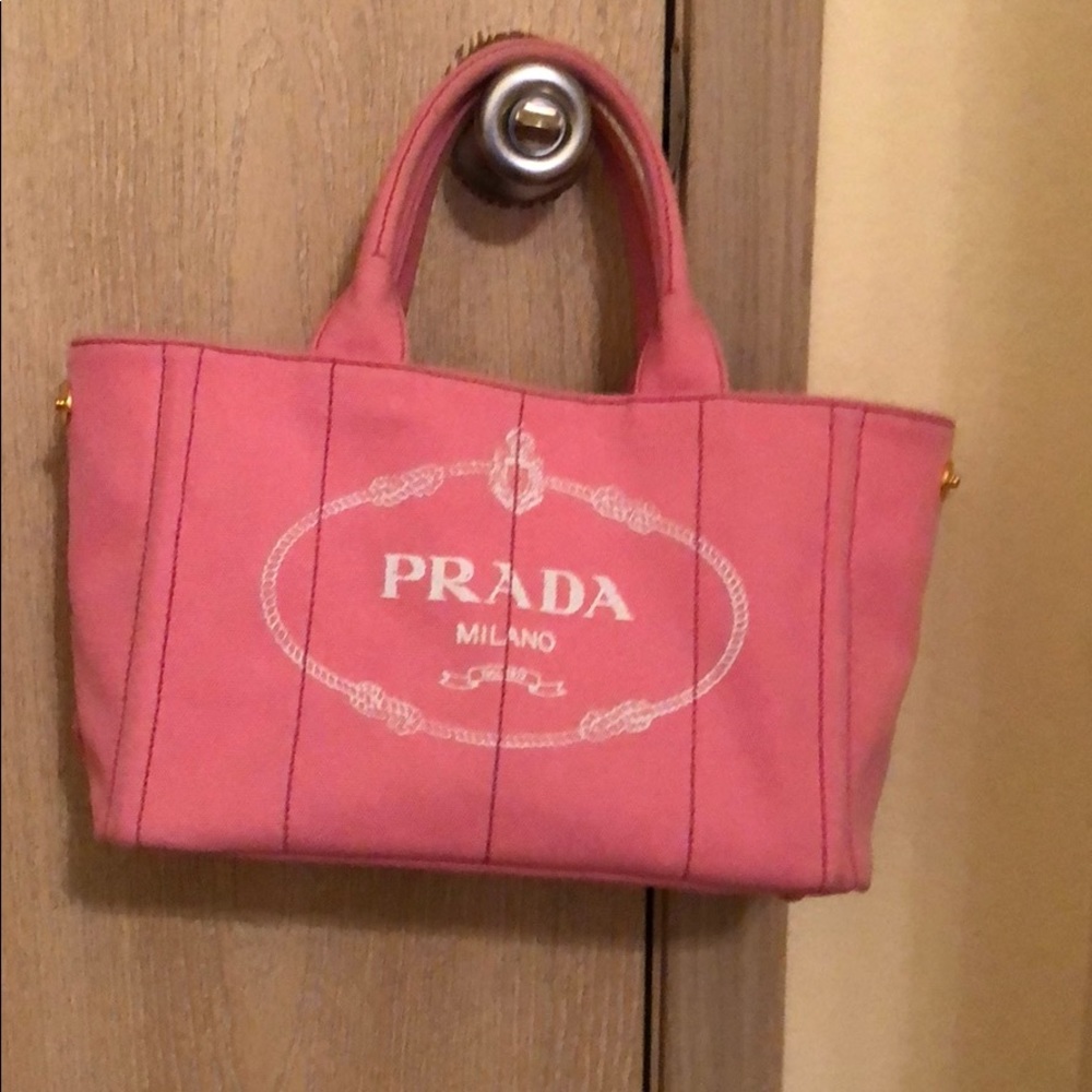 Prada canvas bag